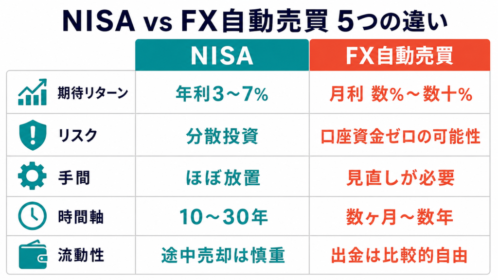 5つの軸で徹底比較